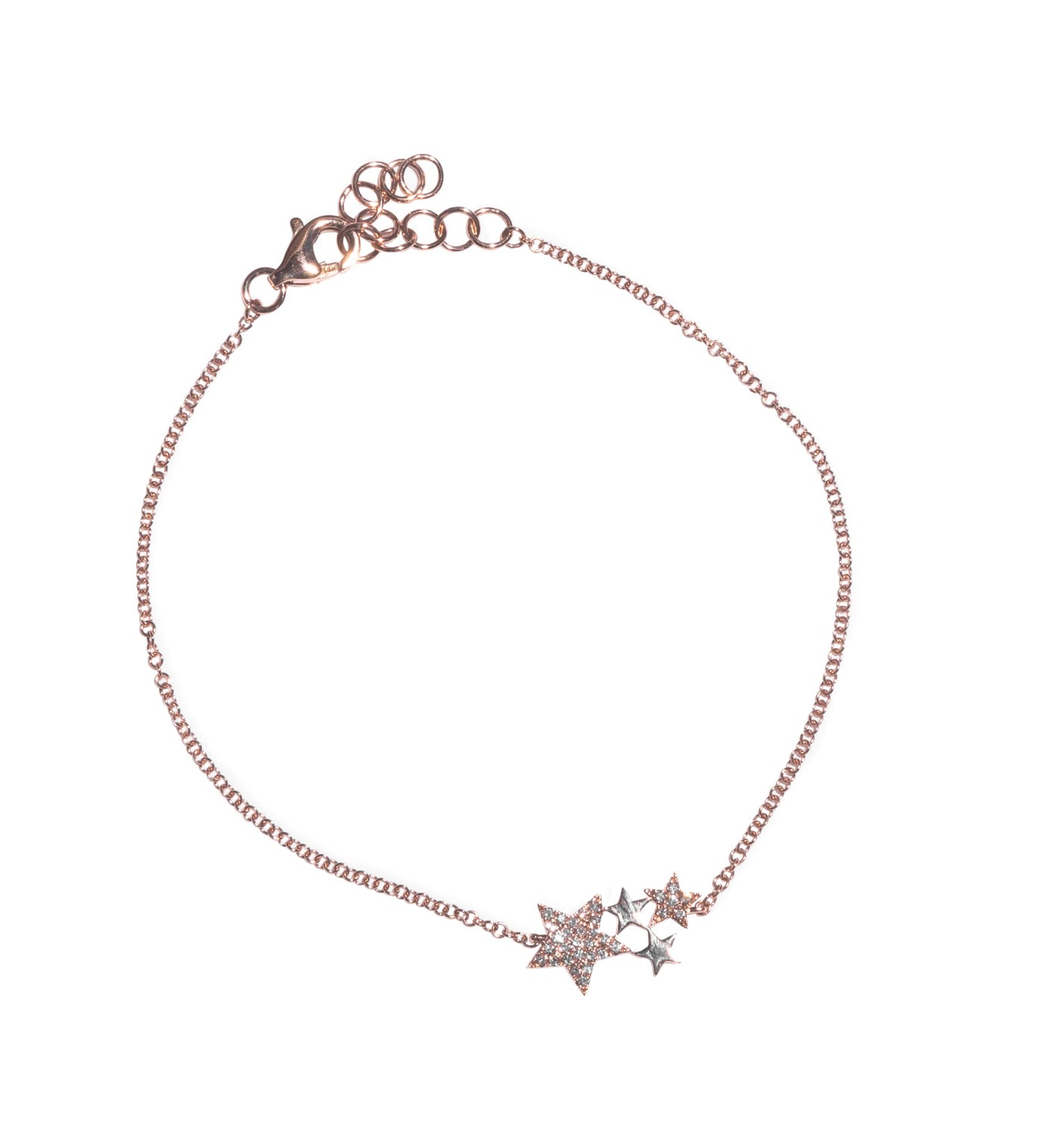Star Bracelet in Rose Gold