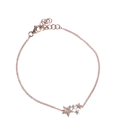 Star Bracelet in Rose Gold