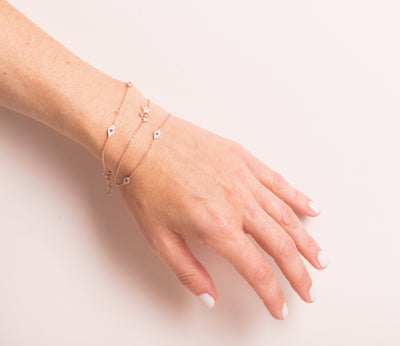 Star Bracelet in Rose Gold
