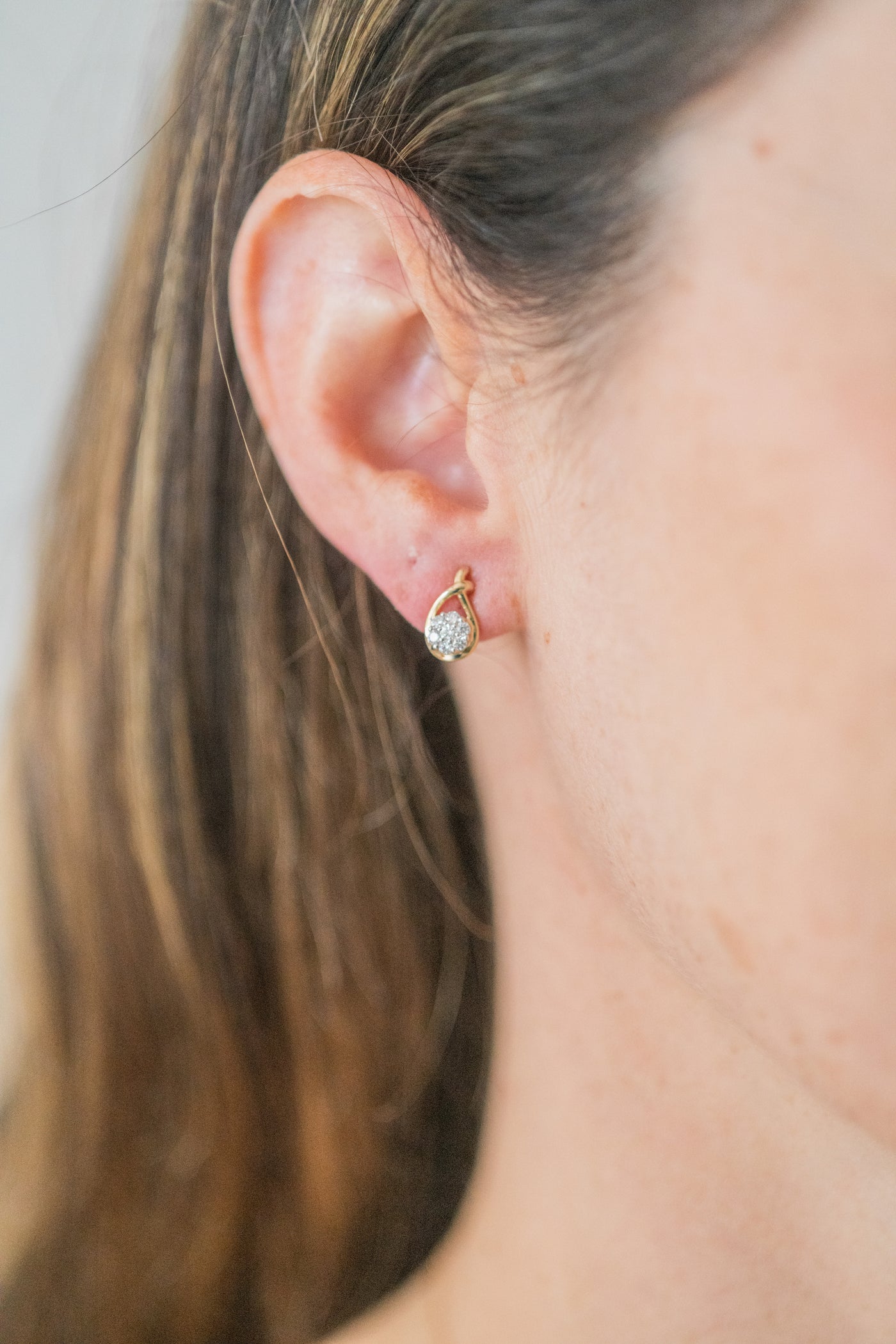Looped Flower Earrings