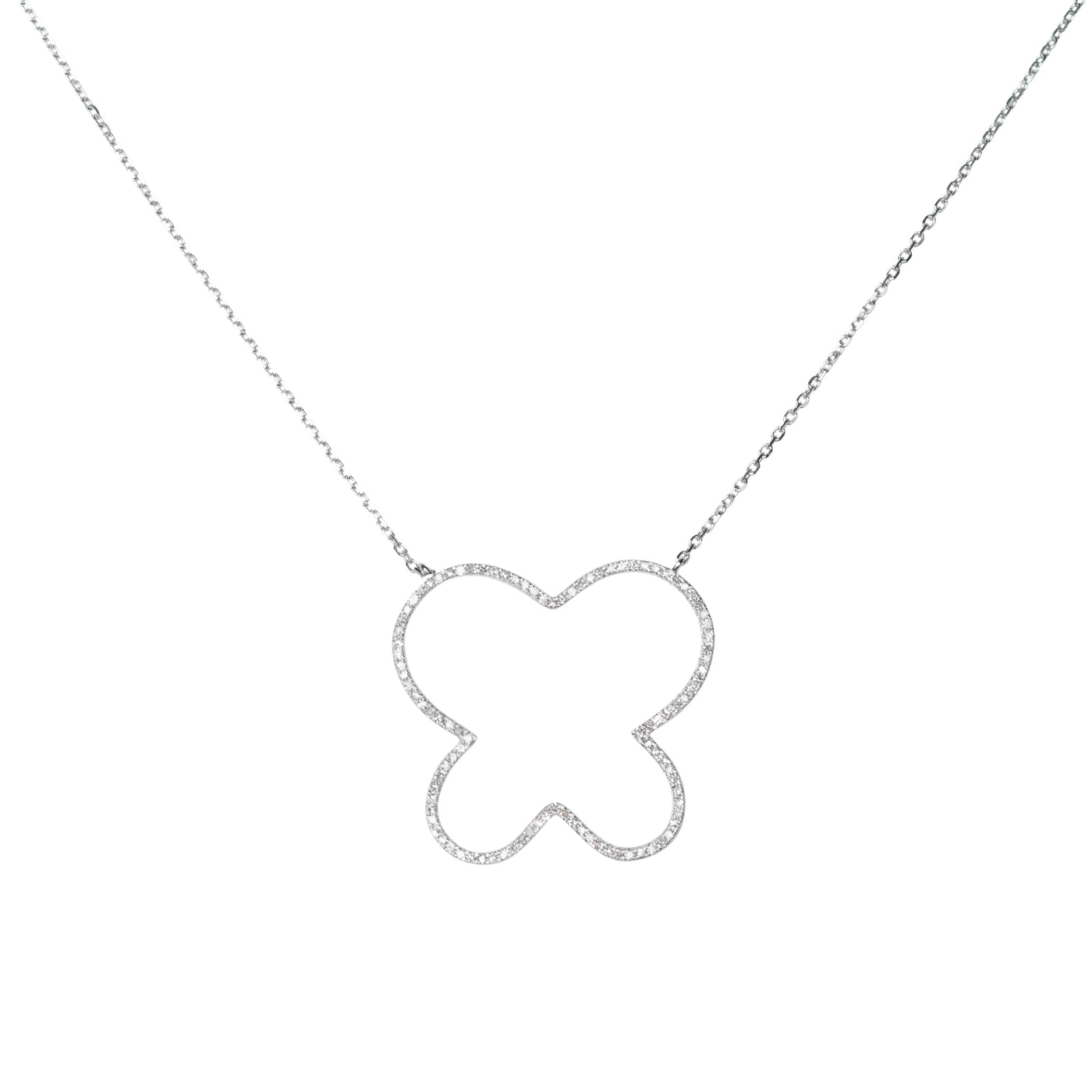 Butterfly Outline Necklace