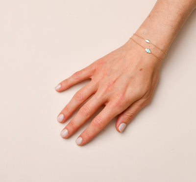Enamel Hamsa Bracelet