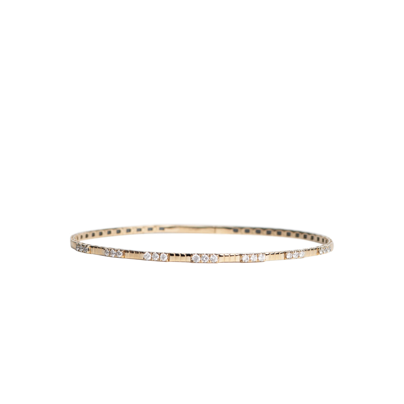 Diamond 7 x 3 Flexible Bangle