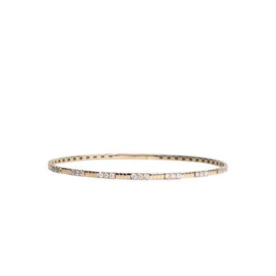 Diamond 7 x 3 Flexible Bangle