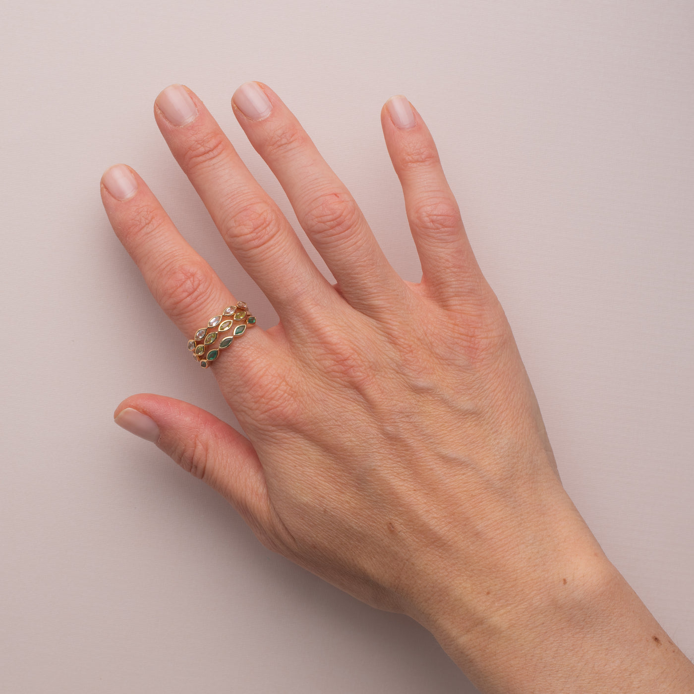 White Topaz Marquise Ring