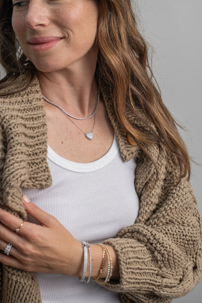 Bubble Heart Necklace