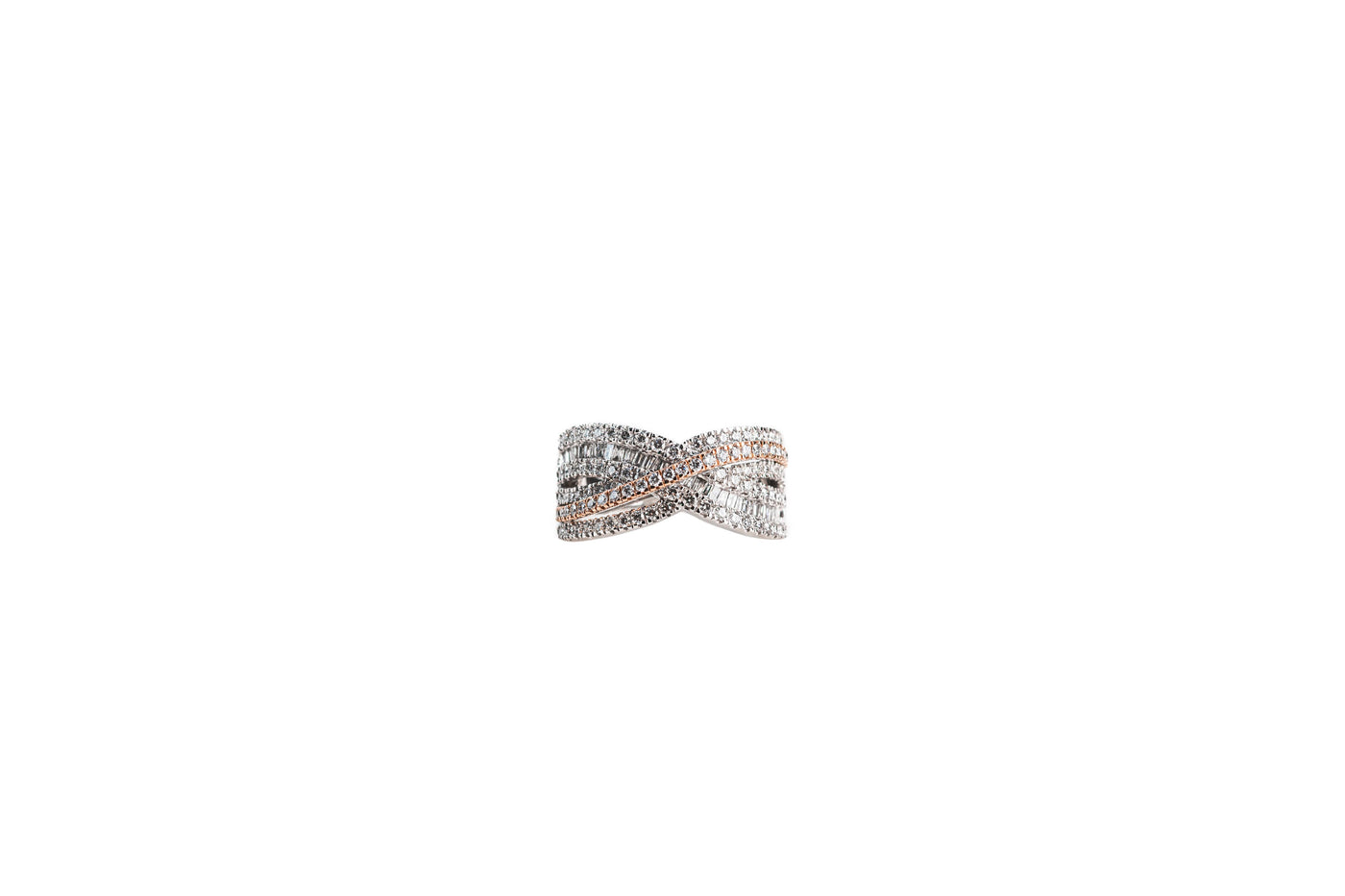 Wave Diamond Ring