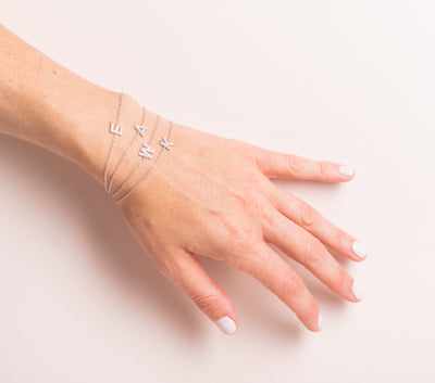 Letter "M/W" Bracelet